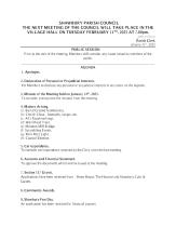 SHAWBURY PARISH COUNCIL -agenda February 2025